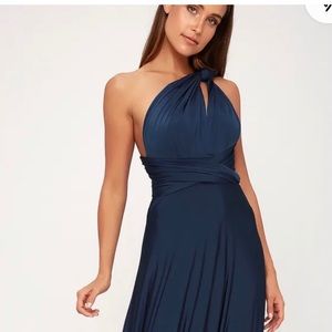 NWT XS Lulus Convertible Dress